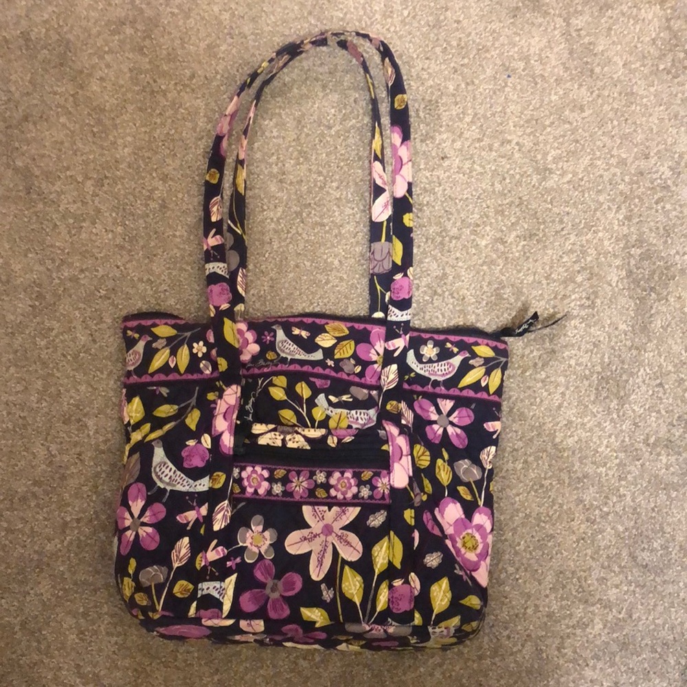 Used Vera Bradley Tote Bag in Floral Nightingale